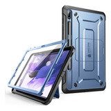 Funda Resistente Cuerpo Completo Para Samsung Tab S7 Fe Azul