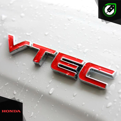 Emblema Vtec Para Honda Civic Accord Odyssey Fit Crv Foto 5