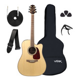 Kit Violão Takamine Elétrico Folk Gd93 Com Capa E Acessórios