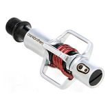 Pedal Egg Beater De Crank Brothers, 1 Clip Ligero Para Bicicleta De Montaña Con Tachuelas, Color Plata Y Rojo Primavera