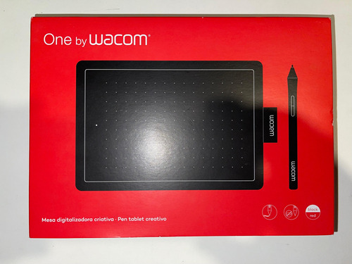 Tableta Gráfica Wacom One By Wacom Ctl-672  Negra Y Roja