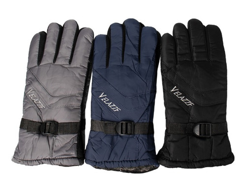 Guantes Moto Deportivos Impermeables Invierno Lisos Hombre