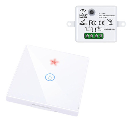 Smart Switch Interruptor De Luz Portátil Led Control Remoto