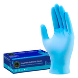 Guantes De Vinil Nitrilo Libre De Látex Y Polvo 200 Piezas Color Azul Talla Chico