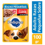 Pack X 3 Unid Alimento Animales  Pourpcar 100 G Pedigree Al