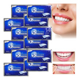 14 Piezas Tiras Bandas Blanqueadoras Tratamiento Dental 5d 