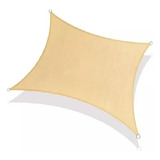 Toldo Vela Sombreadora 3x4 Hdpe (95% De Sombra) Beige