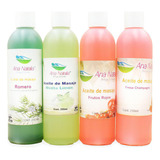 Kit Aceite Masaje Con 4 Pz De 250 Ml C/u Spa (4 Aromas)