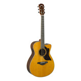Guitarra Electroacústica Yamaha A3 Ac3r Are Para Diestros Vintage Natural Brillante