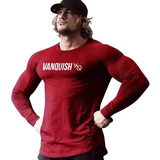 Playera Deportiva Gym Slim Fit Elástica Vanquish  M L R74 Bk