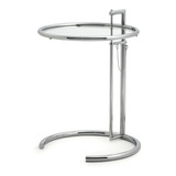 Mesa Rebatible Eileen Gray Cromada Vidrio Hormigaemergente