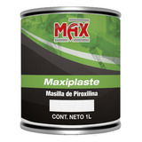 Plaste Maxiplaste Piroxilina Gris Claro Color Max 1 Lt