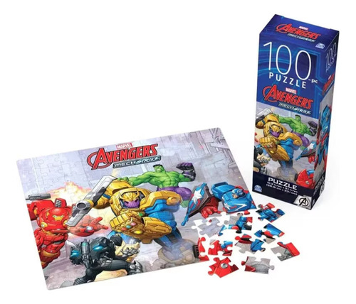 Puzzle Marvel Avengers Mech Strike 100 Pc - Marvel 