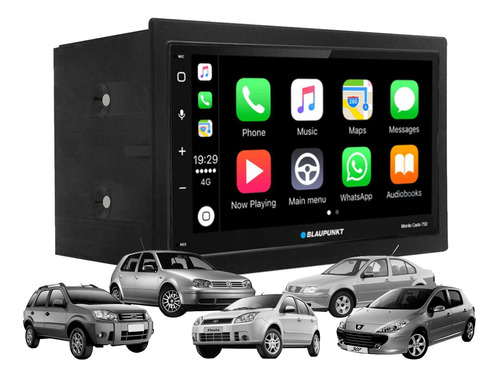 Pantalla Blaupunkt Car Play Android Auto Para Bora 307 Eco