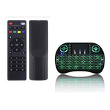 Controle Remoto E Teclado Smart Wireless Para Tv Box Pro 4k