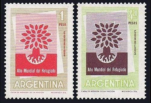 1960 Año Mundial Del Refugiado - Argentina (sellos) Mint