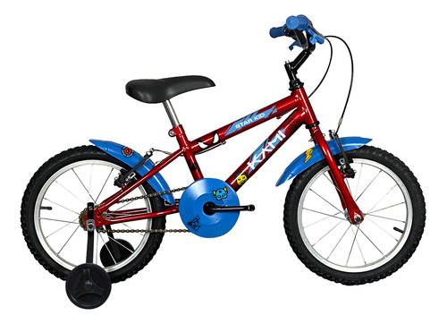 Bicicleta Infantil Kami Star Kid Herói Menino Aro 16 C/rodas