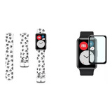 Kit Correa Compatible Huawei Watch Fit + Lamina Huellas