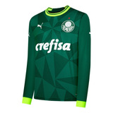 Camiseta Palmeiras 2023 2024 Titular Manga Larga Puma