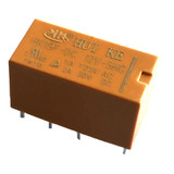 Pack X2 Rele 12v Doble Inversor 2a Relay Hk19f-dc12v-shg