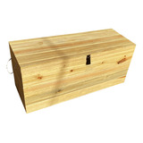 Baul 80 Cajon Juguetero Organizador Mudanza Madera Pino 