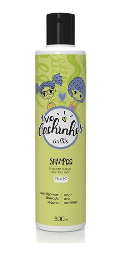 Shampoo Brasileño Griffus Para Niños Amo Cachinhos 300ml 