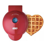 Waflera Eléctrica Dash Heart Mini Maker Waffle 110v