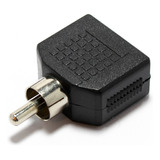 10 Adaptadores 2 Hembra 3.5 Mono A 1 Rca Macho Jack Plug