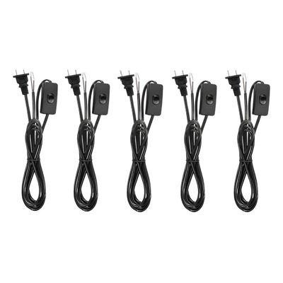 5 Cable Con Apagadores Y Clavija Para Socket De Lámpara | MercadoLibre