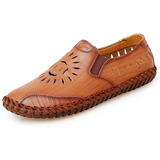 Mocasines Hechos A Mano Para Hombre Transpirable Zapatos Cas