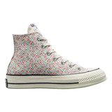 Tenis Converse Chuck 70 Bota Floral Rosa/beige