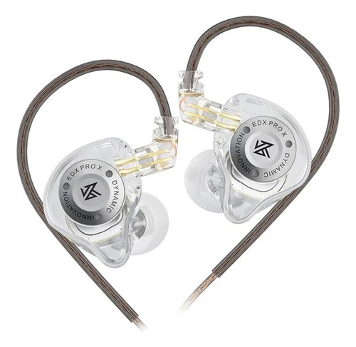 Auriculares Monitoreo In Ear Kz Edx Pro X Crystal