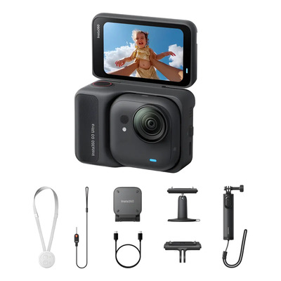 Camara De Acción Insta360 Go Ultra Creator Bundle 4k Negro | Meses sin interés