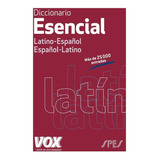 Diccionario Esencial Latino-español Español-latino Editorial Vox Spes