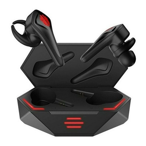 Nubia Redmagic Cyberpods Audífonos In-ear Gamer Inalámbricos Color Negro Color De La Luz Rojo