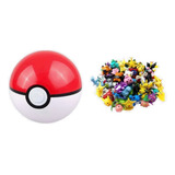 Pokebola + 24 Figuras Pokémon De 2 A 3 Cm, Sin Repetir