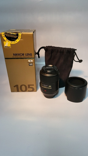 Nikon Af-s Vr Micro-nikkor 105mm F/2.8g. If-ed Lente