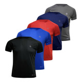 Kit 05 Camiseta Masculina Summer Fit Dry-fit Academia Treino