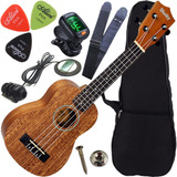 Kit Ukulele Shelby Eletroacústico Soprano Completo Su21m