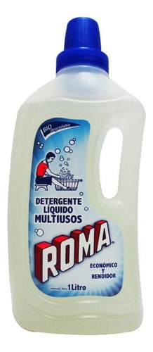 Jabón Detergente Líquido Roma Multiusos Cja 12 Botellas De L