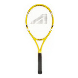 Raqueta De Tenis  Annezi Team 88 Titanium Con Funda Color Amarillo Tamaño Del Grip 4 3/8