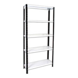 Estanteria Metal Rack Blanco 178x90x30 Cm 5 Estantes C