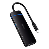 Hub Acteck Usb C 5 En 1 Gate 5 Dh650 Multipuerto Hdmi Rj45