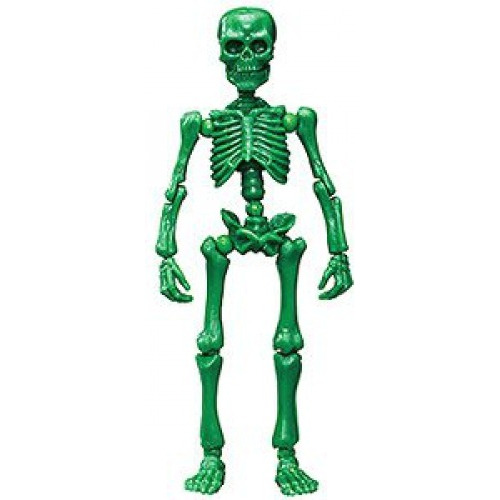 Re-ment Pose Skeleton Human 3 9 Verde Arbusto Calaca Militar