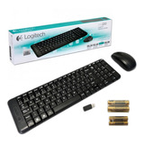 Teclado Y Mouse Inalámbrico Marca Logitech Ref. Mk220