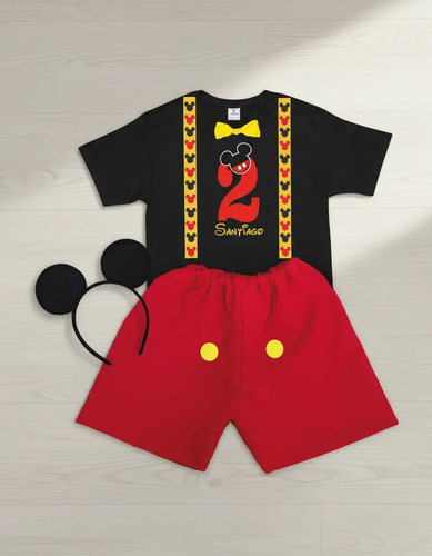 Traje Bebé Pañalero Short Personajes 3 Años