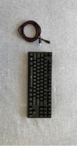 Teclado Hyperx Alloy Fps Qwerty Cherry Mx Blue Inglés Us