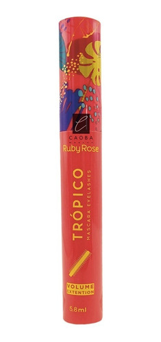 Mascara De Pestañas Negra Tropico Ruby Rose Original 