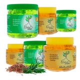 Kit 6 Gel De Linaza Y Gel De Romero Árbol Verde 250 Gr