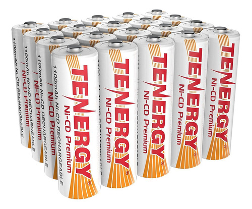 Tenergy Aa Premium Nicd Baterias Recargables 1100mah 1.2v B